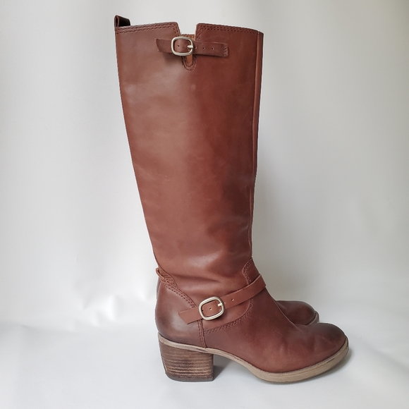 Lucky Brand Shoes - Lucky Brand Leather Tall Riding Boots